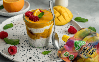 Desert iaurt mango și chia
