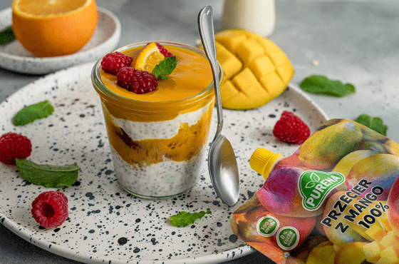 Desert iaurt mango și chia